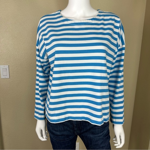 COS Tops - COS Top Long Sleeves Stripe Cotton Sz S